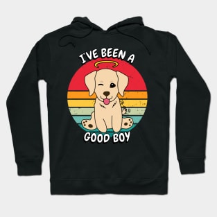 Cute retriever dog is a good boy Hoodie